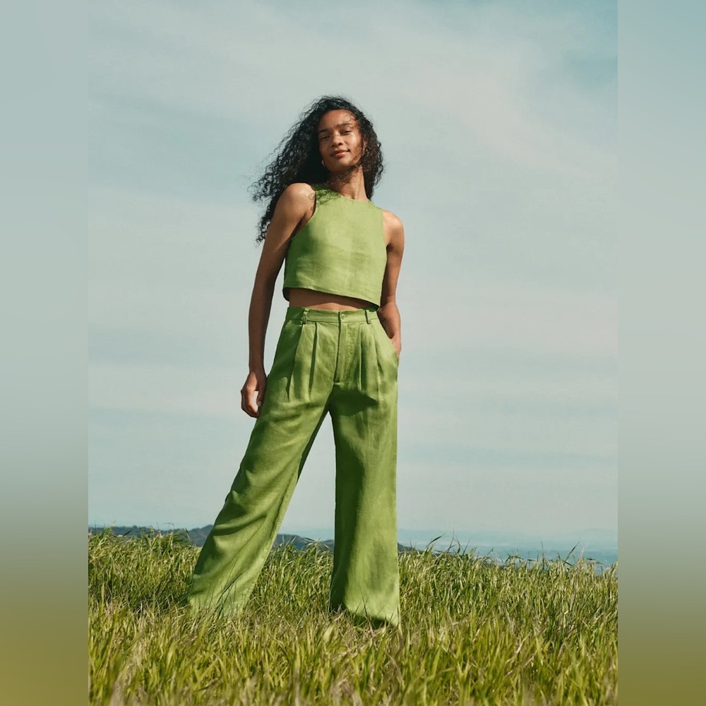 Reformation Vesta Pant Avocado - Size 6